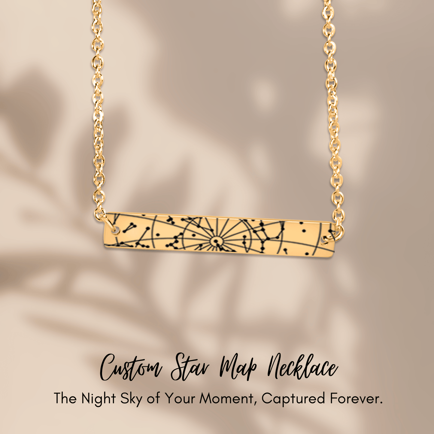 Horizontal Star Map Necklace