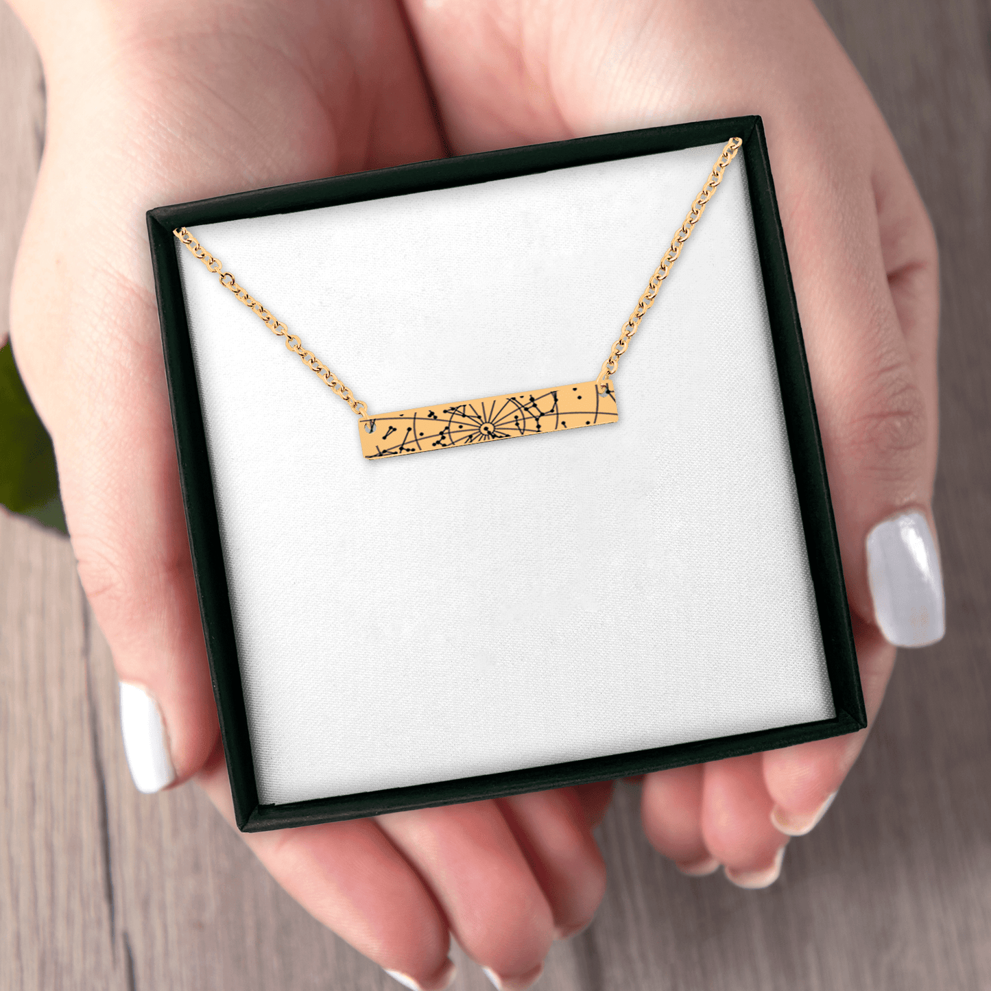Horizontal Star Map Necklace