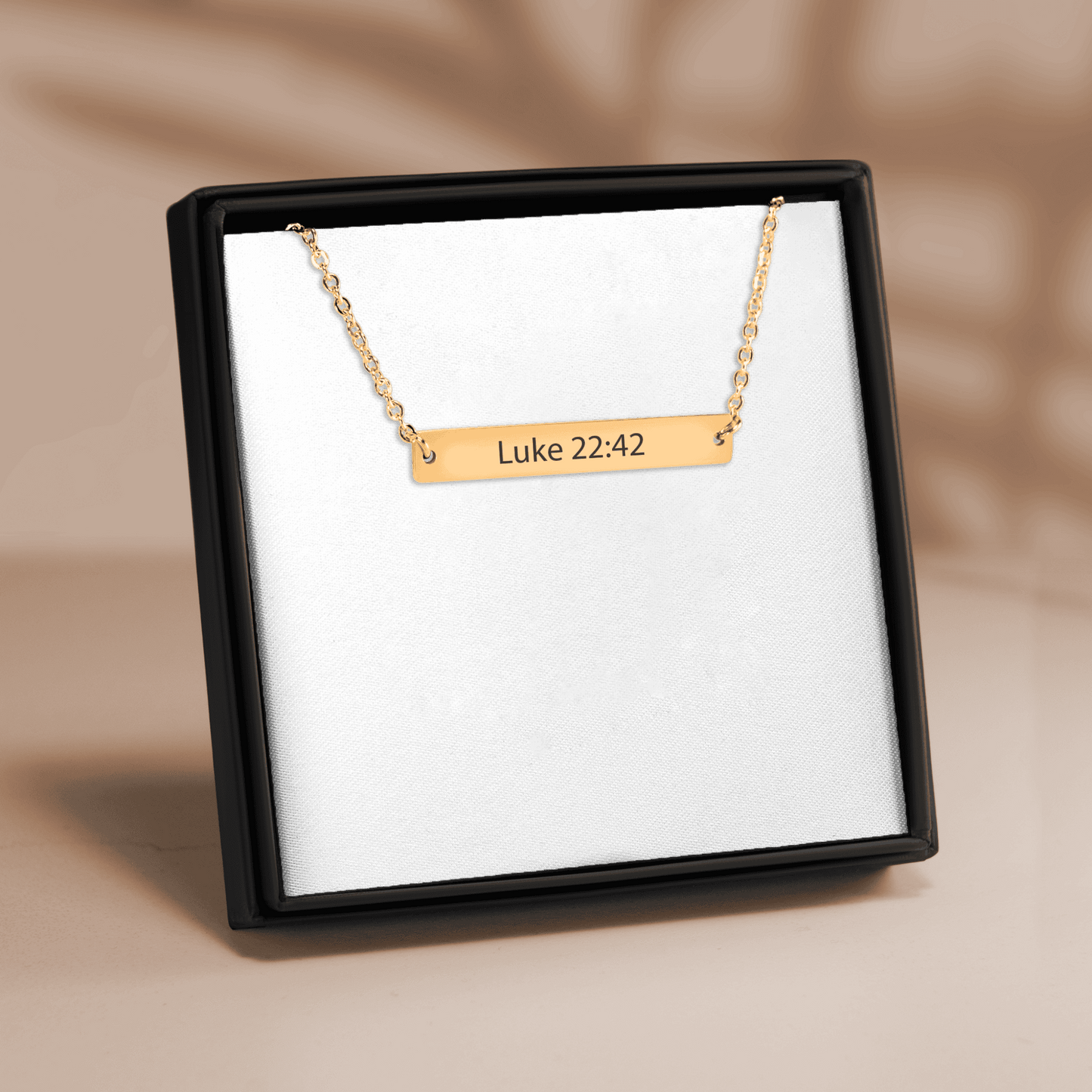 Bible Verse Bar Necklace